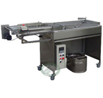 Donut Fryer Automatically Turns Machine