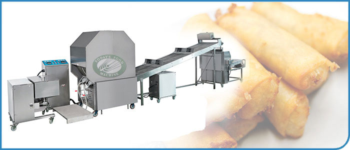 Twin Baked Drum Spring Roll/Pastry Sheet Making Machine Twin Baked Drum Spring Roll/Pastry Sheet Making Machine